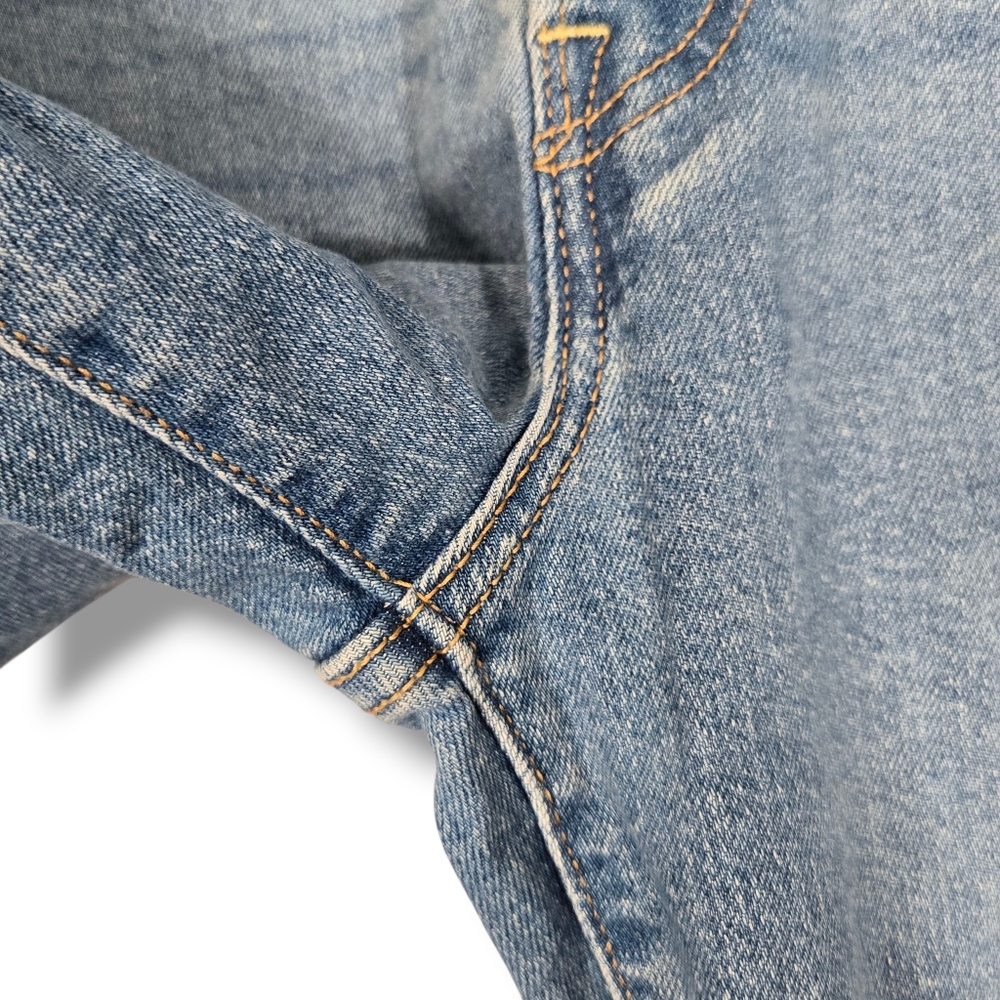 Levi's Ribcage Straight Ankle Jean Women's Size 29 High Rise Button Fly 27" L - Picture 13 of 16